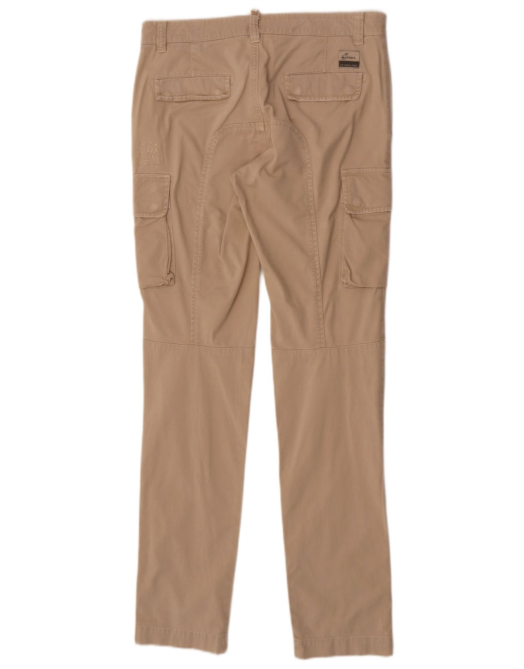 Mason's Pantalones cargo ajustados para hombre W31 L34 Algodón beige