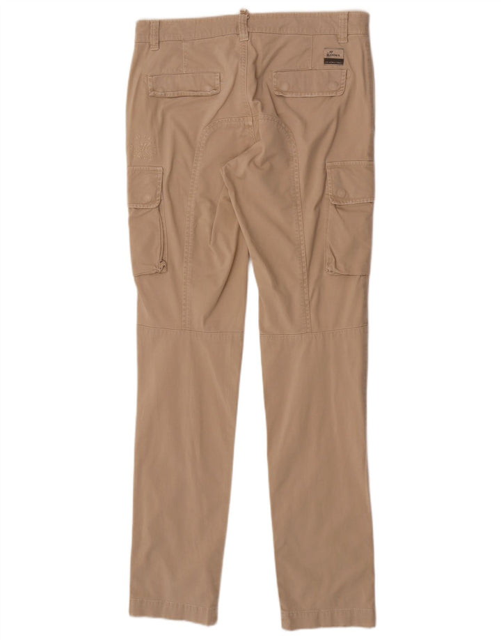 Mason's Pantalones cargo ajustados para hombre W31 L34 Algodón beige