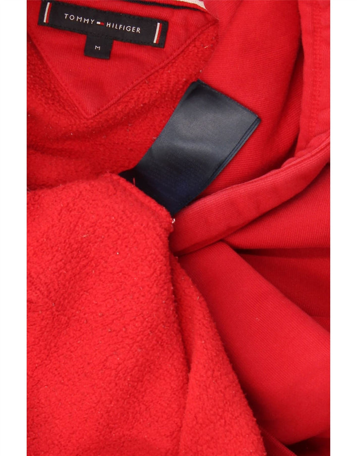 TOMMY HILFIGER Jersey con capucha gráfica para hombre Rojo mediano