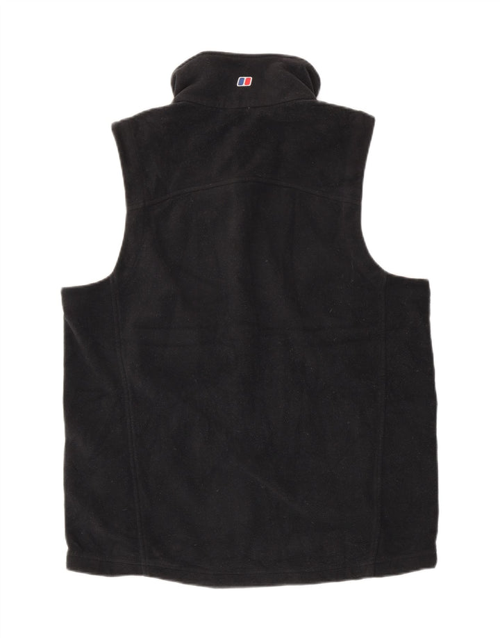 Berghaus Chaleco polar para hombre UK 38 Medium Negro Poliéster