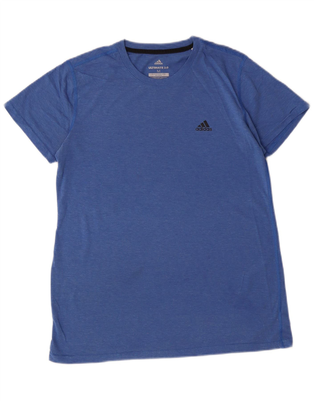 Adidas Camiseta para mujer Top UK 12 Poliéster moteado azul medio