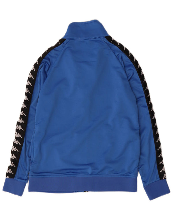 Kappa Chaqueta de chándal gráfica para mujer UK 40 Medium Blue Colourblock