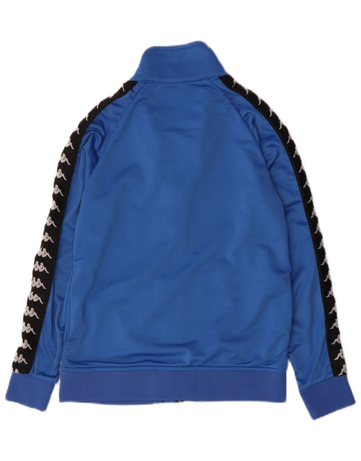 Kappa Chaqueta de chándal gráfica para mujer UK 40 Medium Blue Colourblock