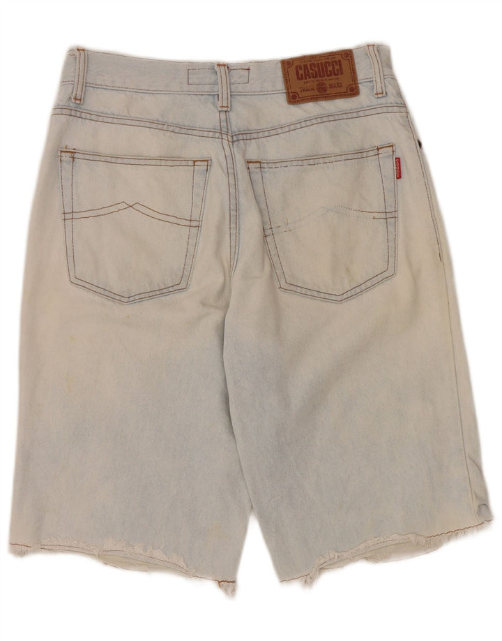 Casucci Shorts De Mezclilla Con Gráficos Para Hombre W30 Azul Medio