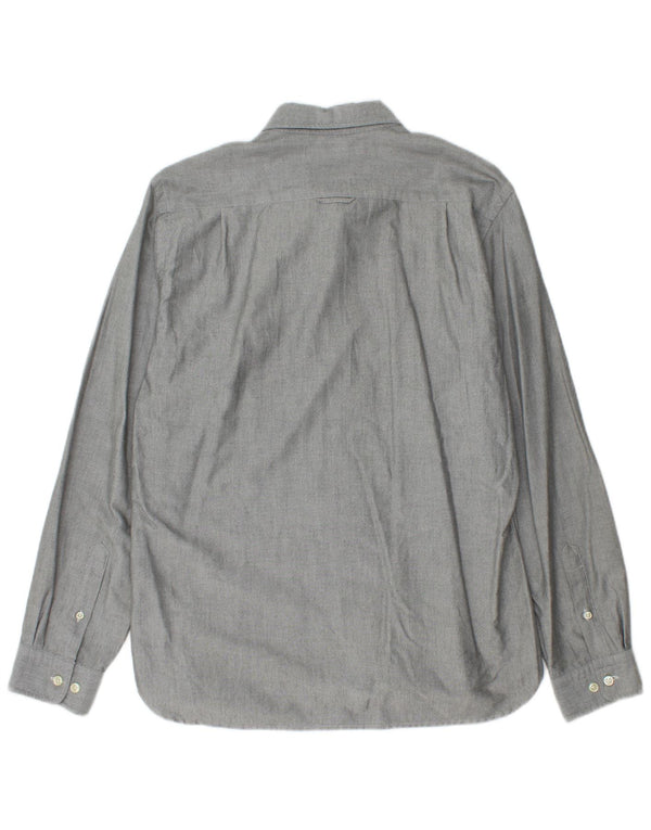 Gant Camisa entallada para niños 15-16 años Grande Algodón moteado gris