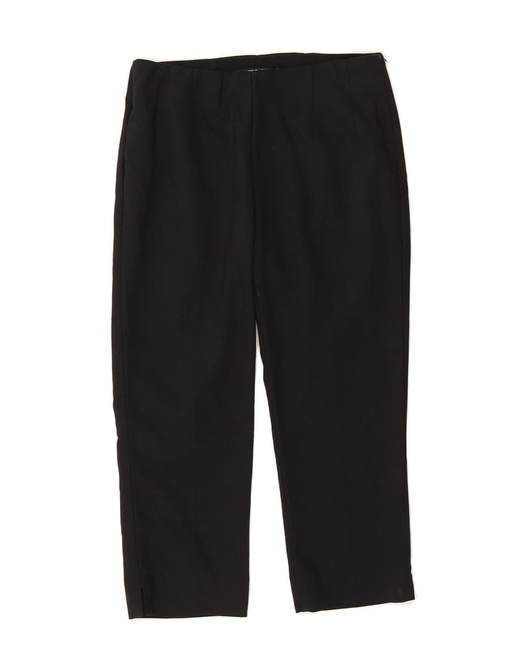 CHAPS Womens Straight Capri Trousers US 4 Small W28 L21 Black Vintage Chaps and Second-Hand Chaps from Messina Hembry 