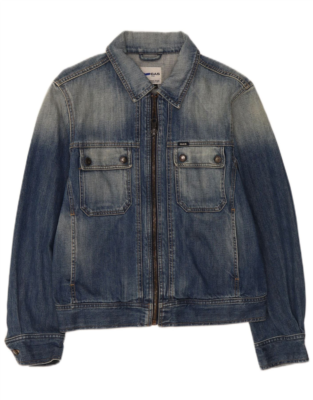 Chaqueta vaquera para hombre Gas UK 38 Azul medio