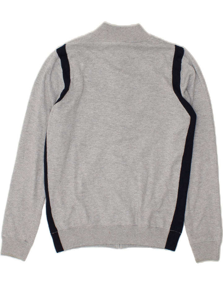 CALVIN KLEIN Womens Tracksuit Top Jacket UK 14 Large Grey Polyester Vintage Calvin Klein and Second-Hand Calvin Klein from Messina Hembry 