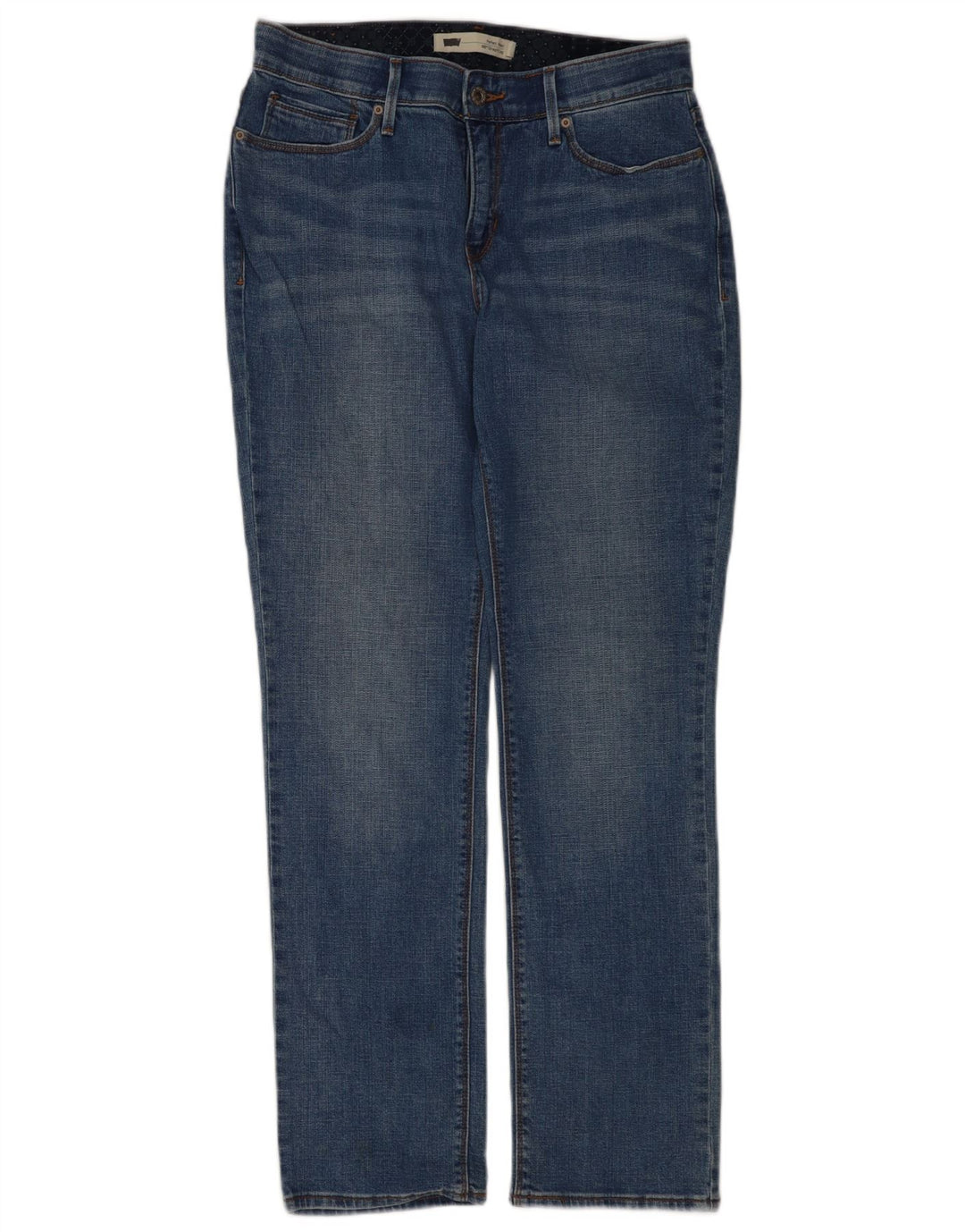 Levi's Jeans rectos 525 para mujer US 8 Medium W30 L30 Algodón azul
