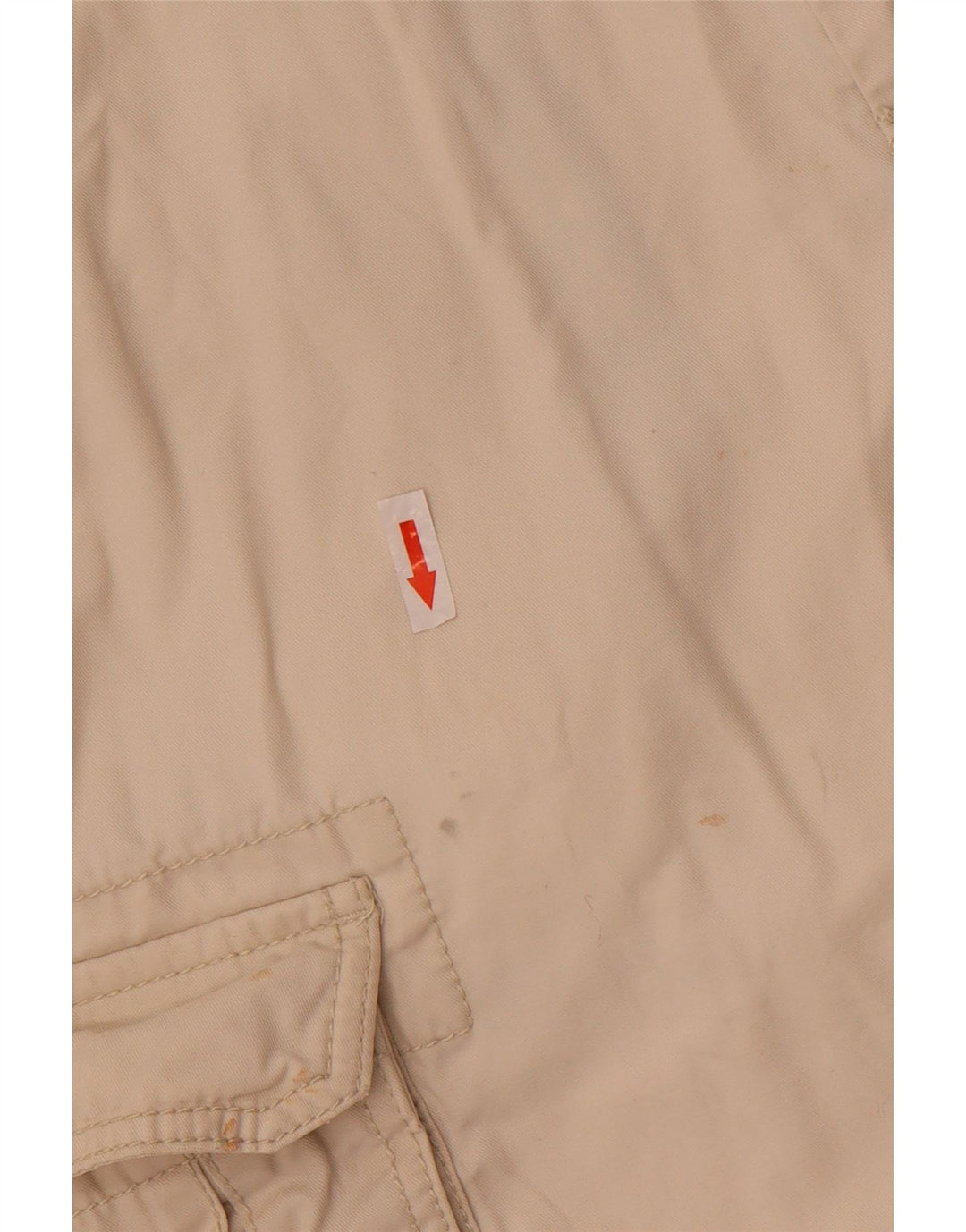 Tommy Hilfiger Shorts Cargo Hombre W32 Algodón Beige Medio