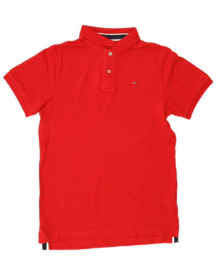 Polo Tommy Hilfiger Hombre Algodón Rojo Medio