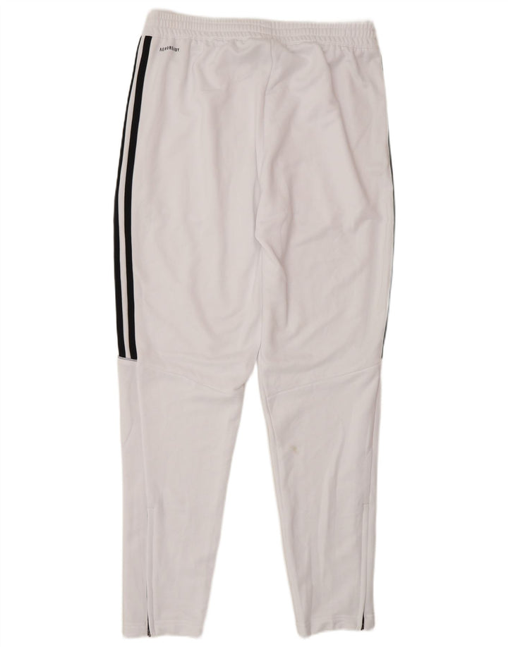 Adidas Hombre Aeroready Pantalones De Chándal Mediano Blanco Poliéster
