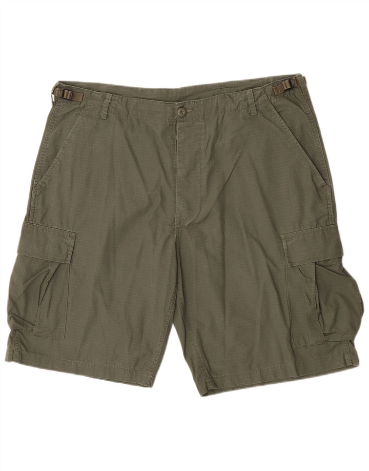Mil-Tec Pantalones cortos cargo para hombre 2XL W42 Algodón caqui