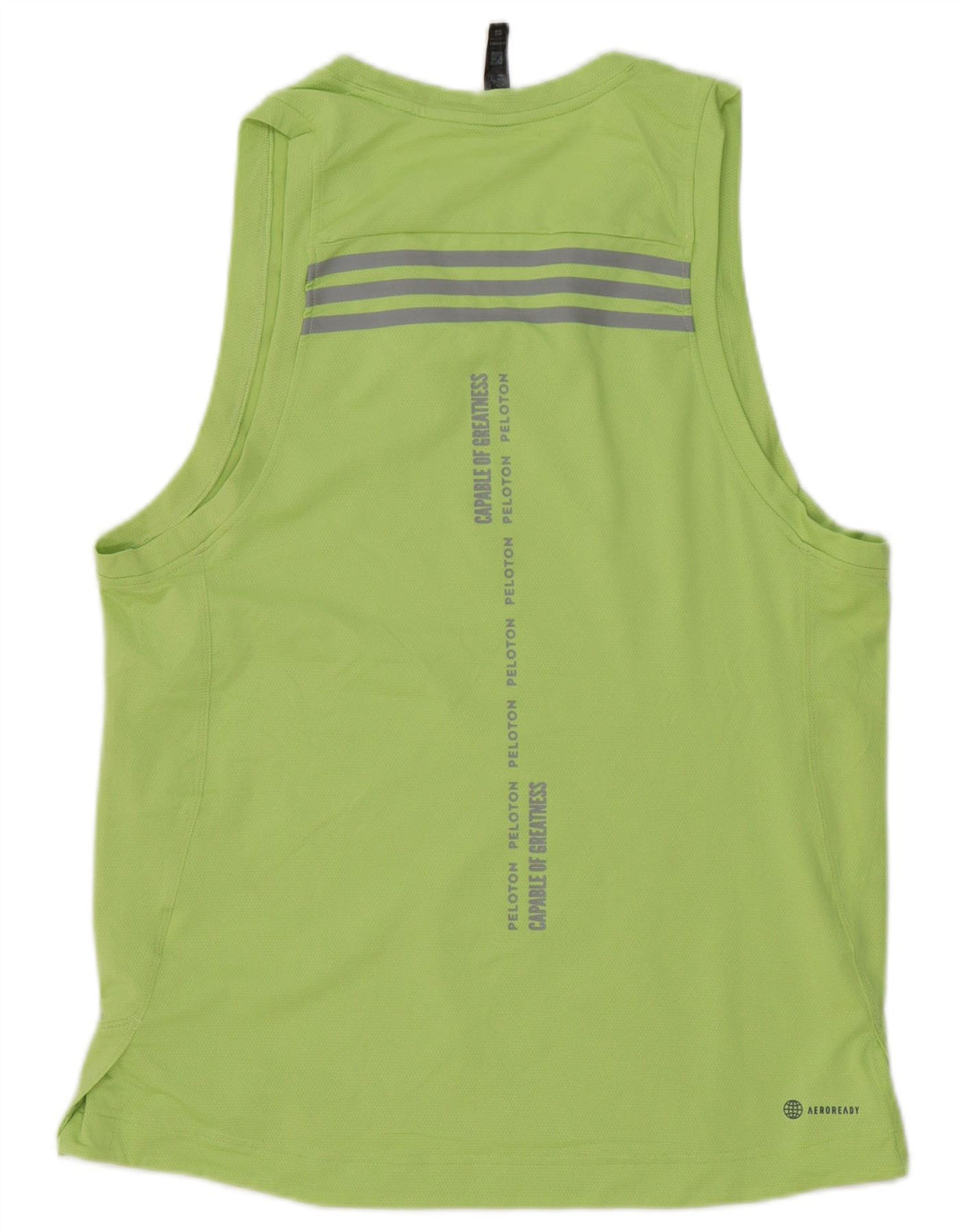 Adidas Hombre Aeroready Graphic Chaleco Superior Verde Medio