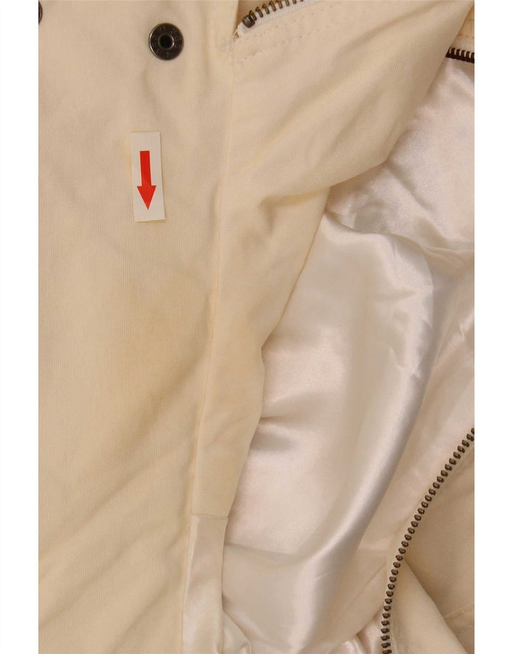 Marks & Spencer Chaqueta utilitaria con capucha para mujer UK 46 Large Off White