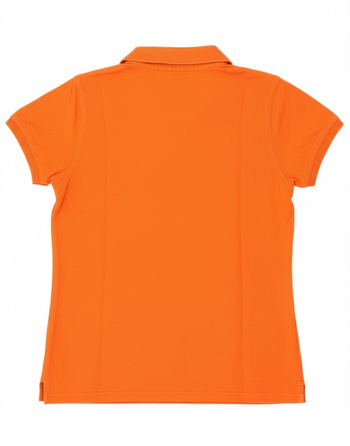 Reebok Polo para mujer UK 12 Algodón naranja mediano