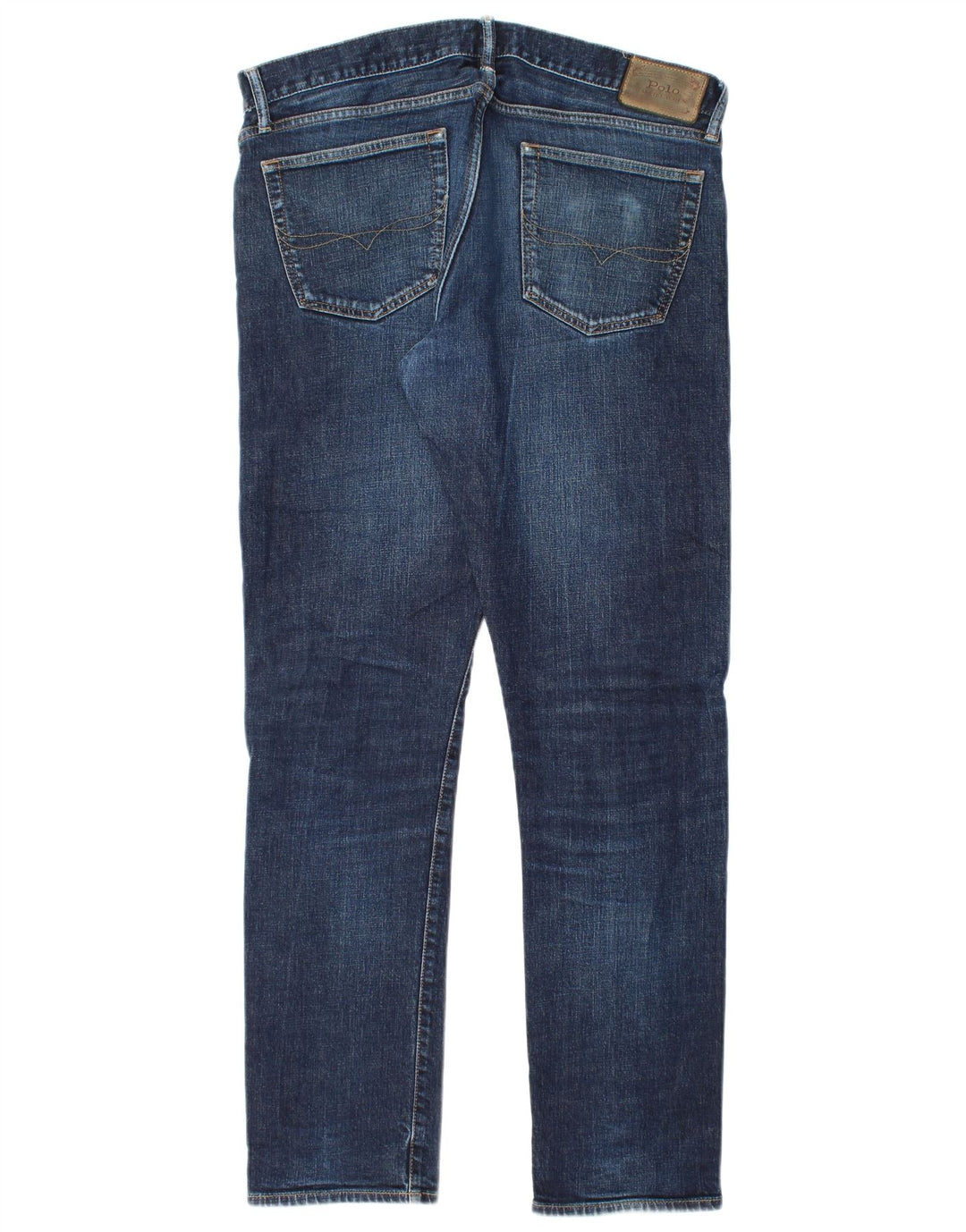 POLO RALPH LAUREN Vaqueros ajustados para hombre W34 L32 Algodón azul