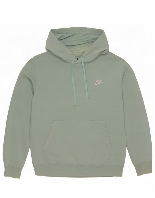 Sudadera con capucha Nike para hombre - Jersey de algodón verde medio