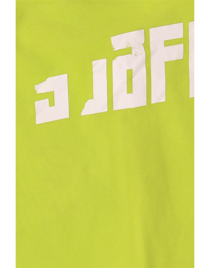 KAPPA Polo gráfico para mujer UK 20 2XL Algodón verde