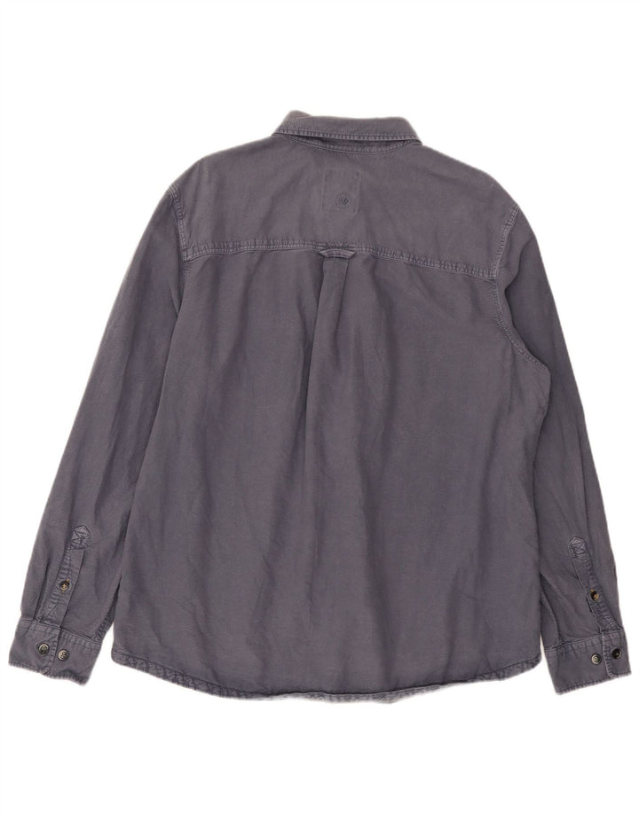 Camisa Hombre Fat Face XL Azul Marino Algodón
