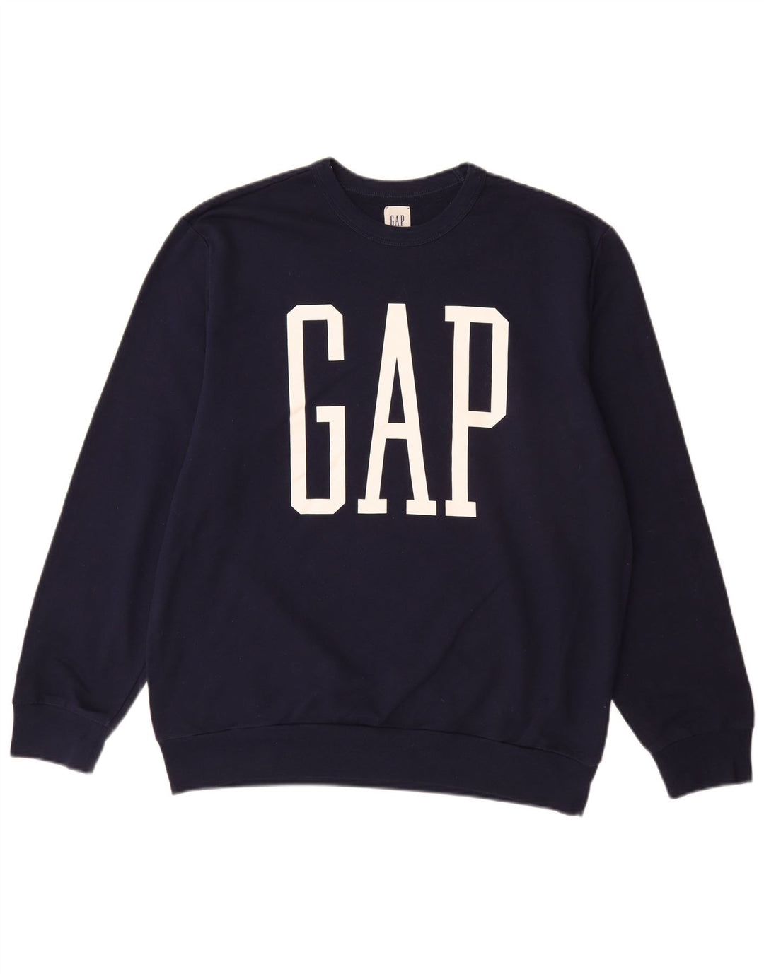 GAP Sudadera Gráfica para Hombre Jersey Grande Azul Marino Algodón