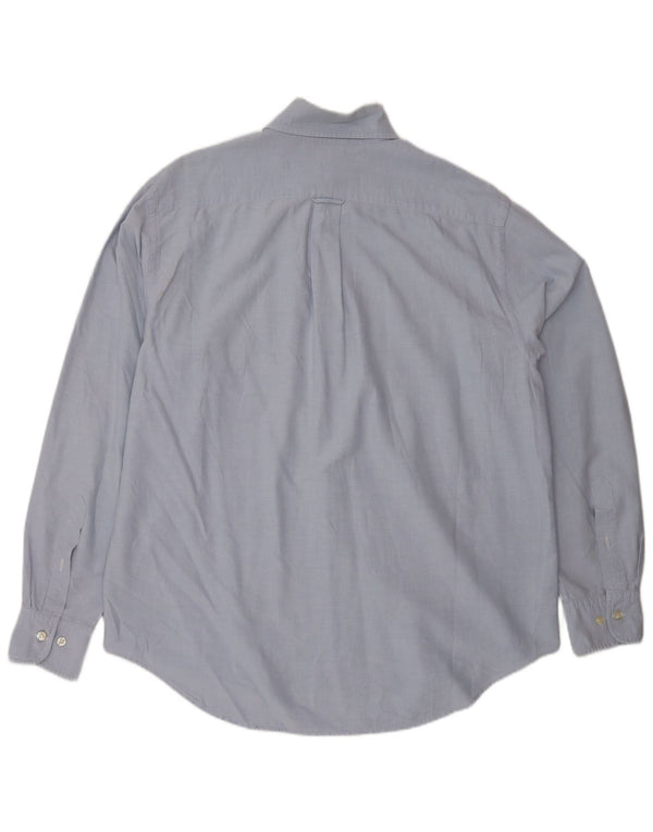 BENETTON Camisa para hombre grande azul