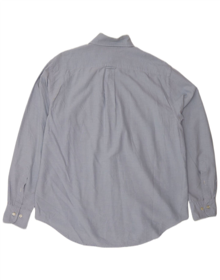 BENETTON Camisa para hombre grande azul