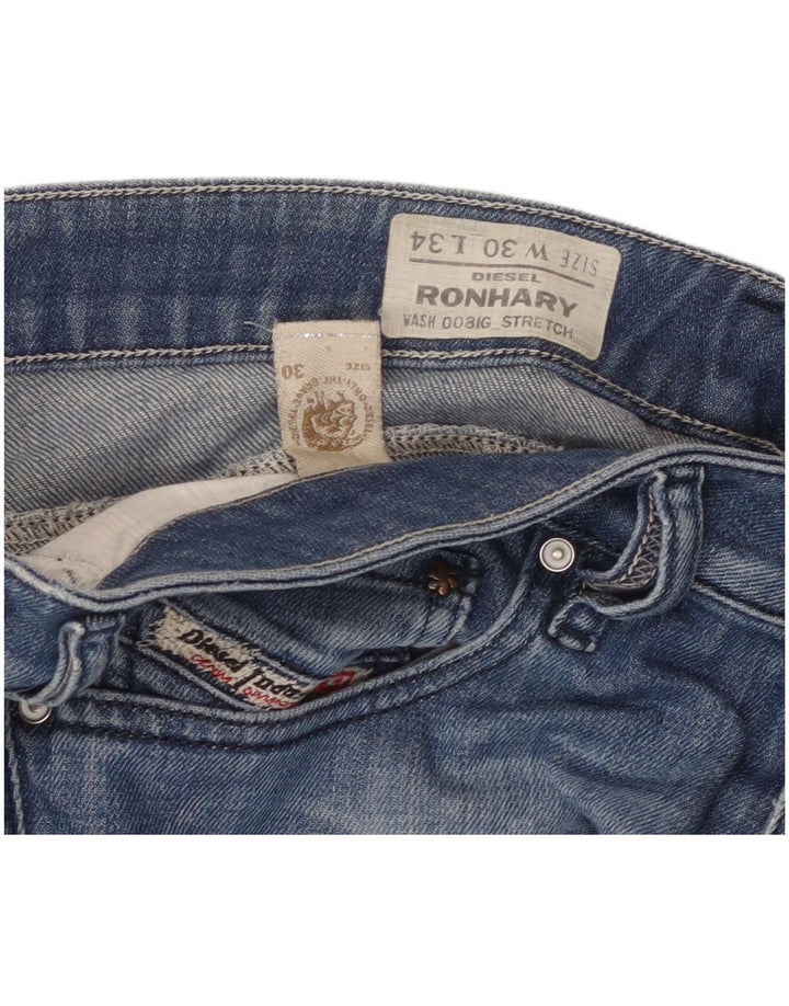DIESEL Shorts Vaqueros Ronhary W30 Azul Medio Hombre