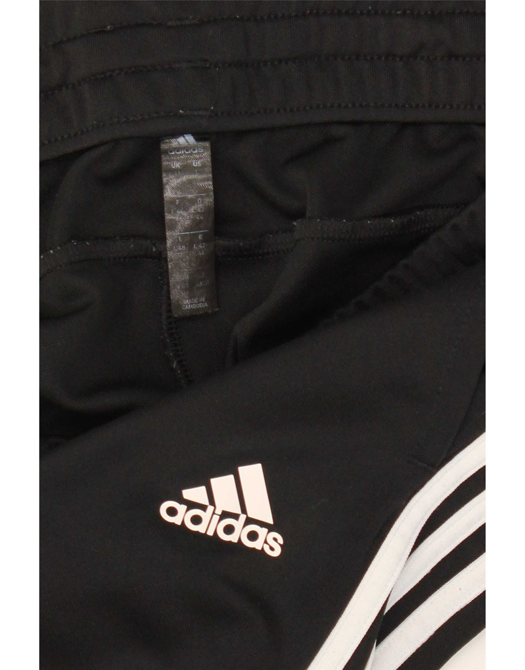 Adidas - Pantalones de chándal para mujer, talla 48/18, talla grande, color negro, poliéster