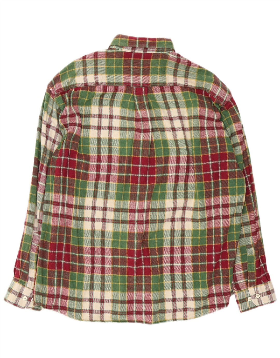 Rodrigo Camisa de franela para hombre Talla 42 16 1/2 Grande Algodón a cuadros multicolor