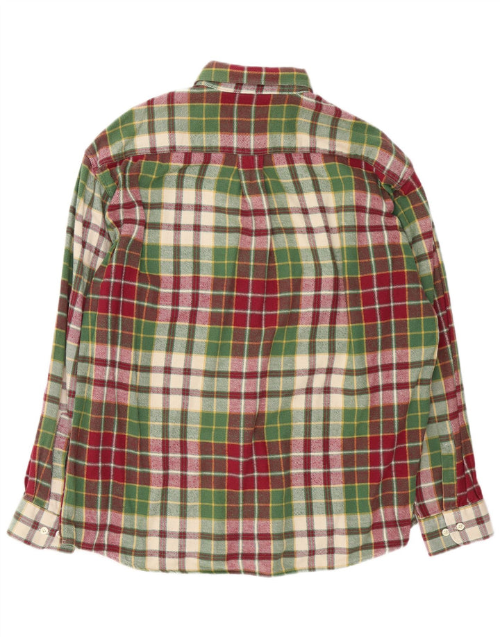 Rodrigo Camisa de franela para hombre Talla 42 16 1/2 Grande Algodón a cuadros multicolor