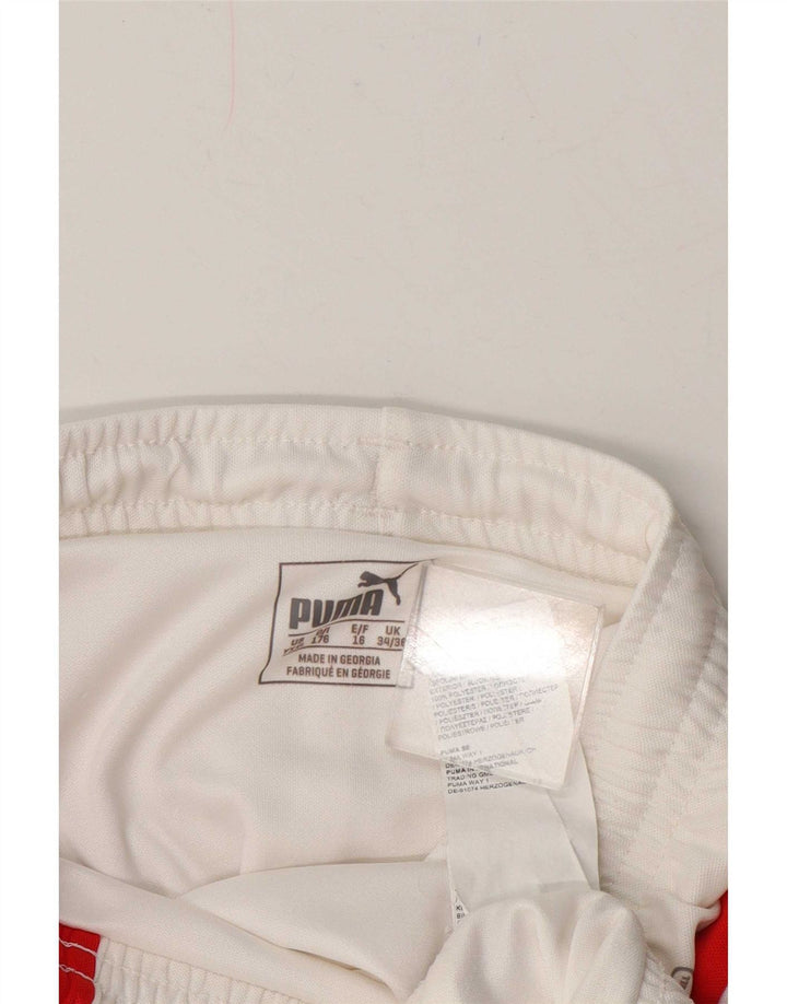 Puma Pantalones cortos deportivos para niño 15-16 años Blanco Colorblock Poliéster