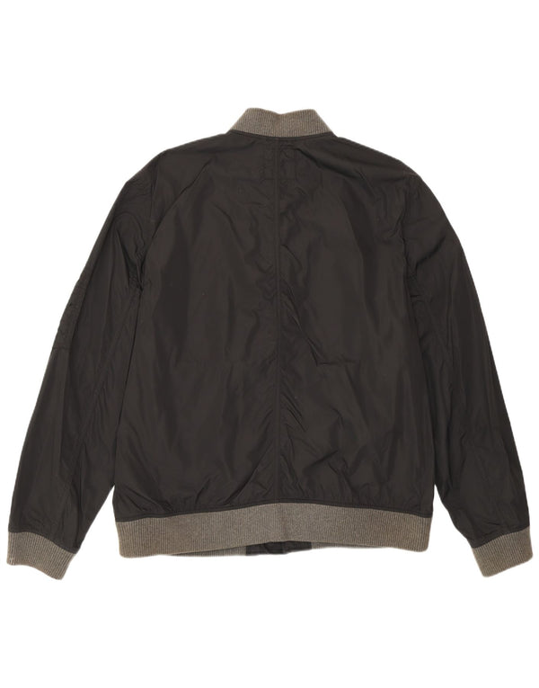 Chaqueta bomber para hombre Gap UK 40 Large Nylon negro