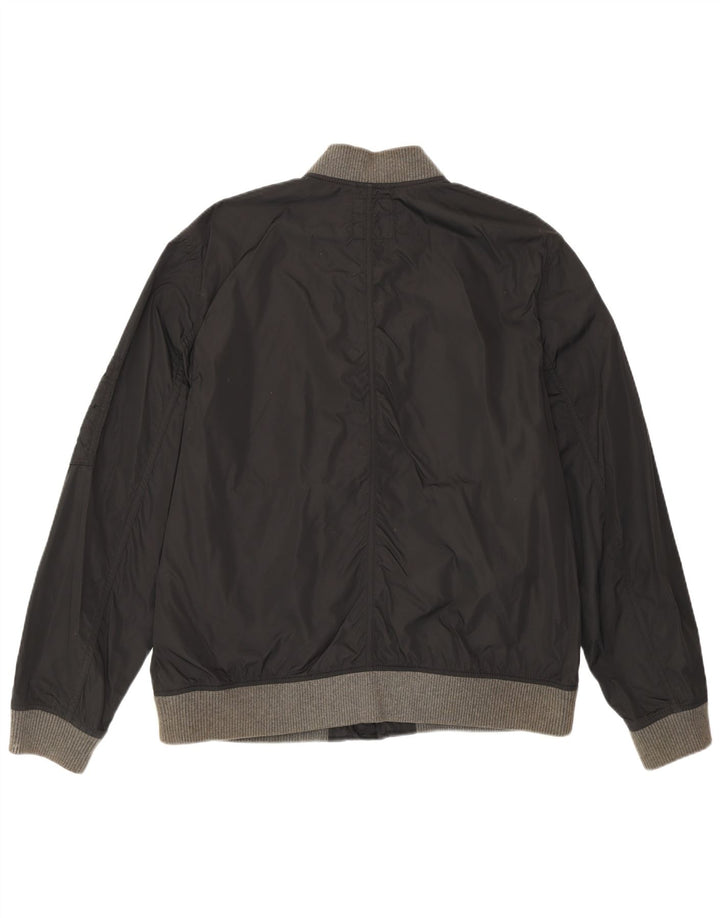 Chaqueta bomber para hombre Gap UK 40 Large Nylon negro