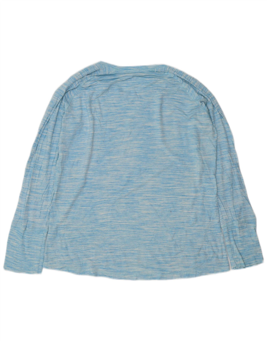 Champion Camiseta de manga larga para mujer UK 40 XL Rayón moteado azul