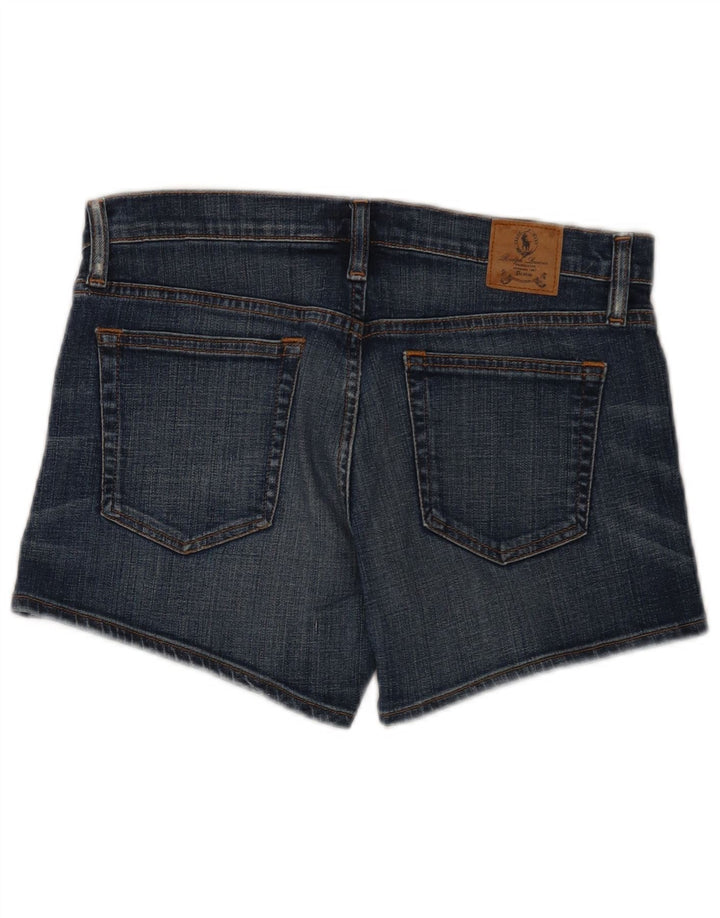 Pantalones Cortos De Mezclilla Ralph Lauren Mujer W29 Algodón Azul Medio
