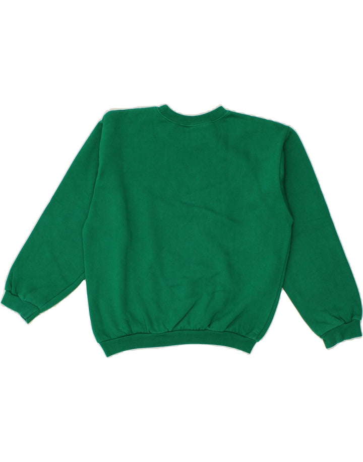 PUMA Boys Sweatshirt Jumper 9-10 Years Medium Green Cotton Vintage Puma and Second-Hand Puma from Messina Hembry 