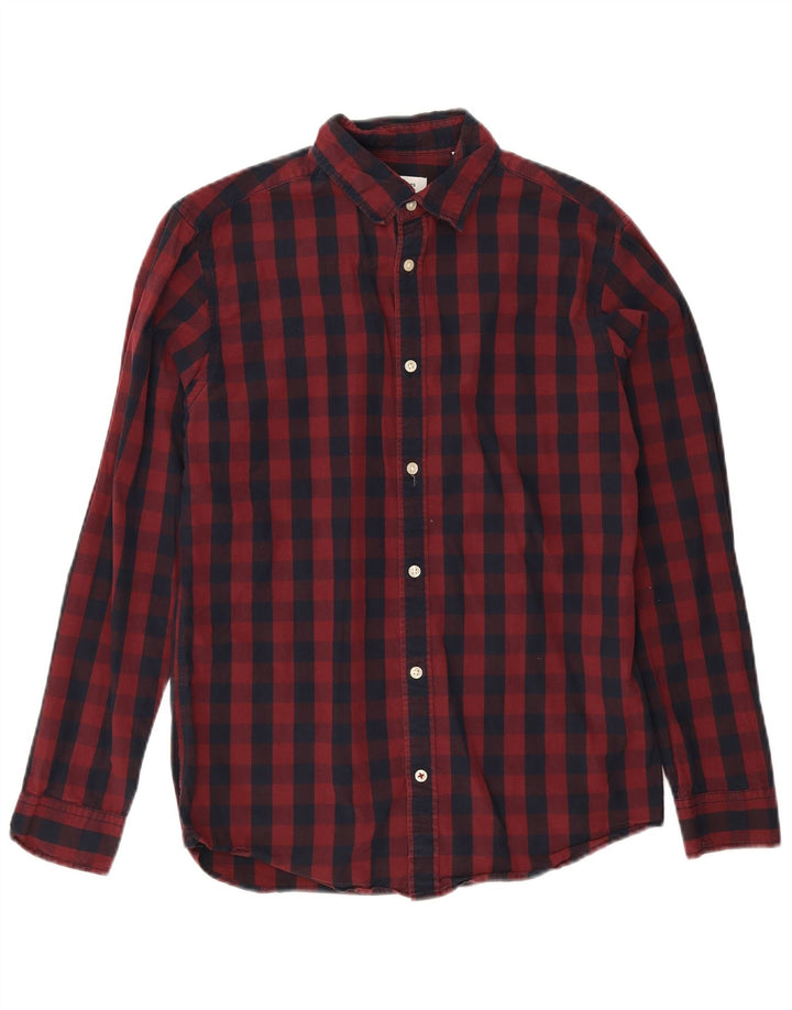 Camisa Jack & Jones Hombre Medium Burgundy Gingham
