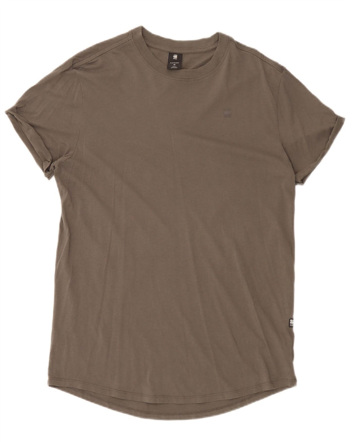 G-Star Hombre Camiseta Top Algodón Gris Medio