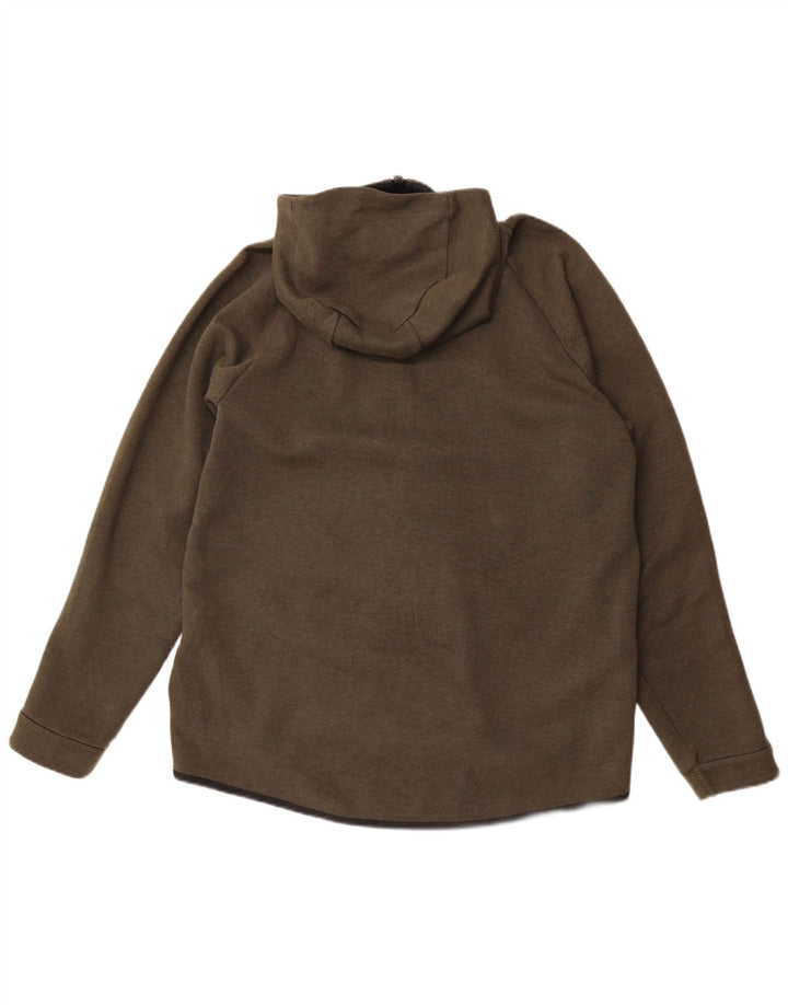 Nike Sudadera con capucha y cremallera para hombre XL Algodón caqui