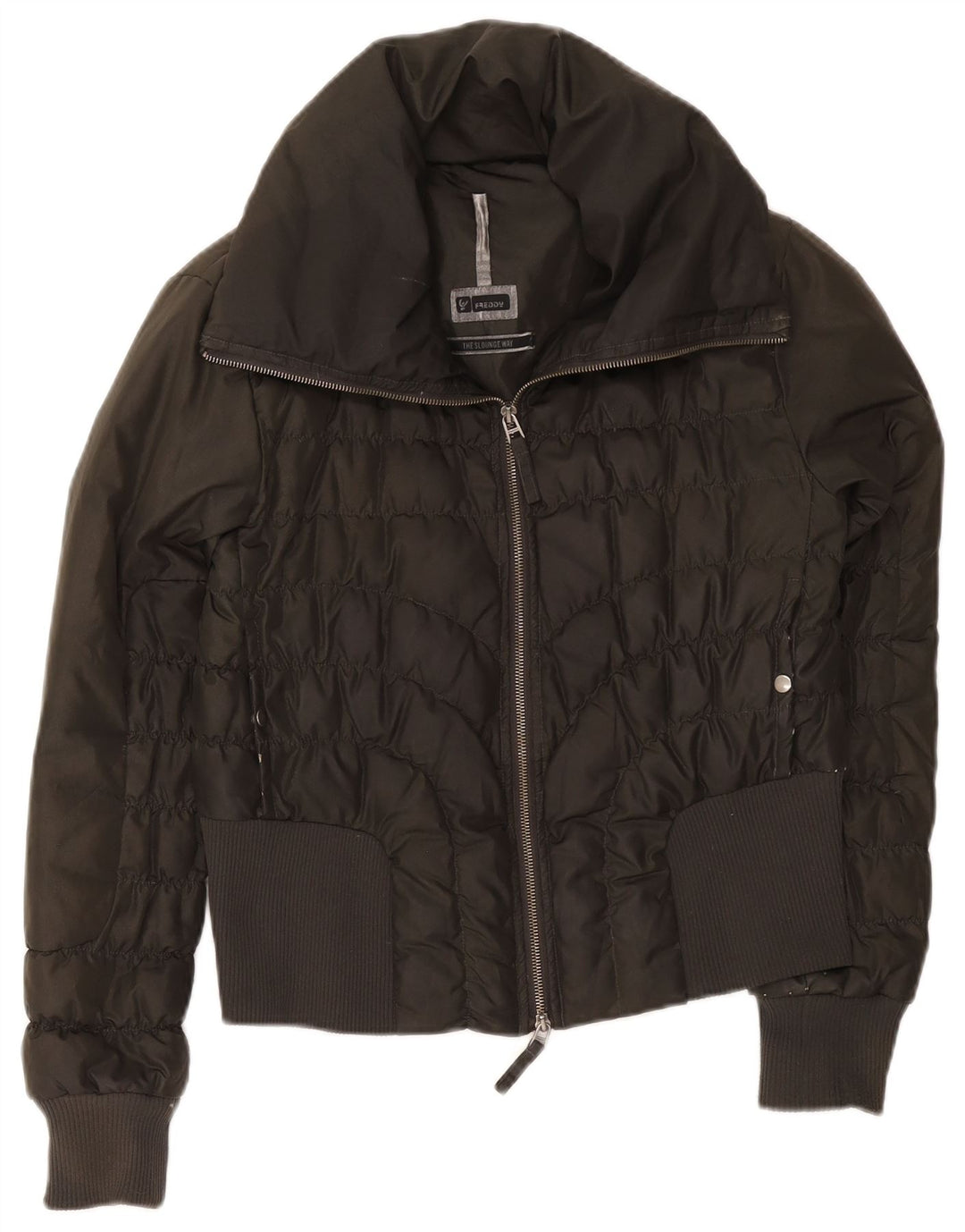 Anorak Mujer Freddy IT 44 Poliéster Gris Medio