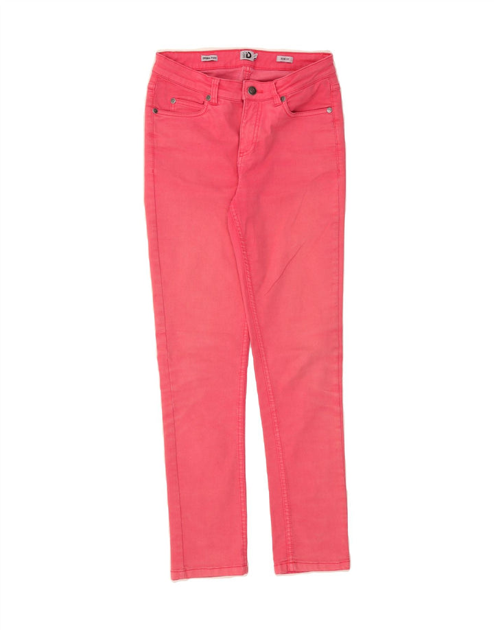 DACK'S Womens Slim Jeans IT 40 Small W30 L28 Pink Cotton Vintage Dack's and Second-Hand Dack's from Messina Hembry 