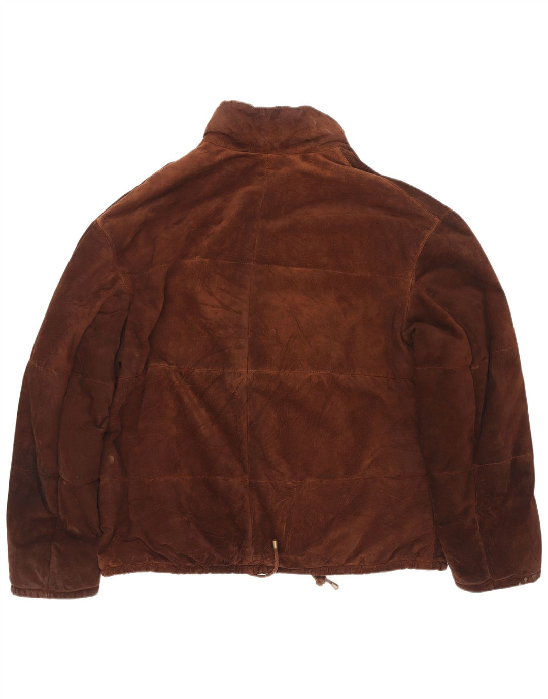 Conbipel Chaqueta cortavientos de gamuza natural para hombre IT 52 Marrón grande