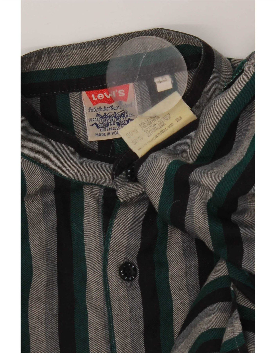 Camisa tipo jersey para hombre Levi's Talla 40 Poliéster a rayas multicolor mediana