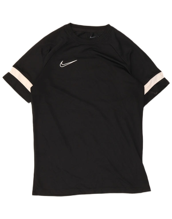 Camiseta Nike Hombre Top Medium Negro Rayas Poliéster Deportes