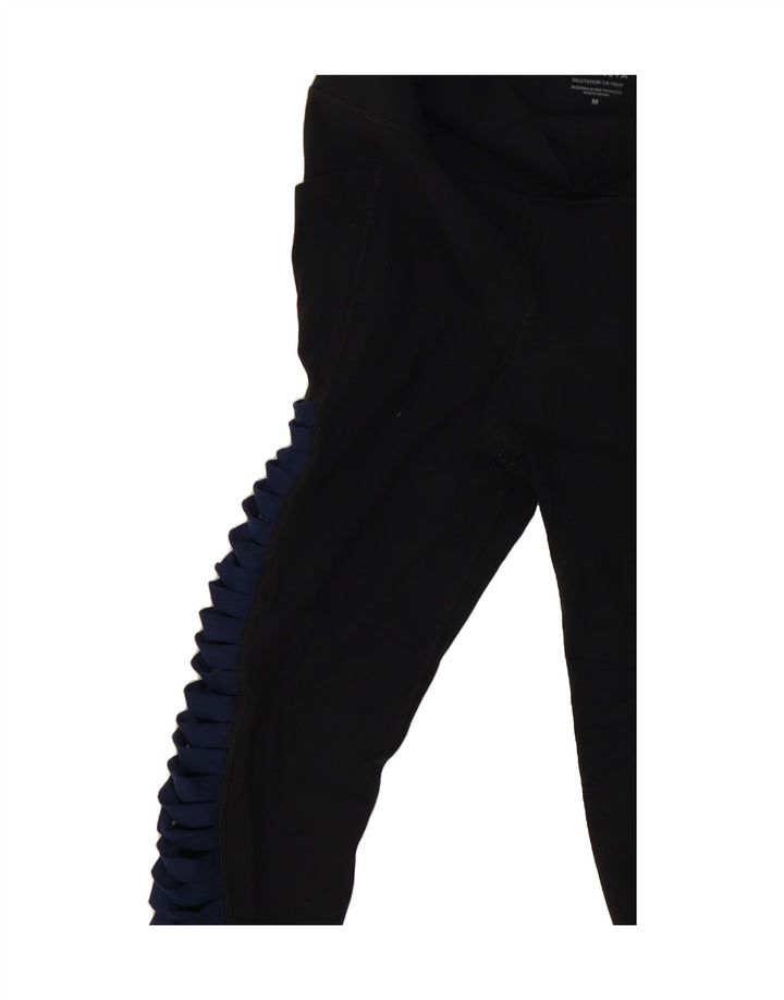 ATHLETA Womens Tracksuit Trousers UK 12 Medium  Black Nylon Vintage Athleta and Second-Hand Athleta from Messina Hembry 