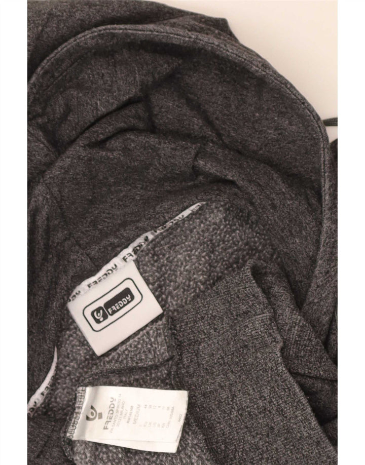 Freddy - Sudadera con capucha para mujer, talla 40, algodón gris medio