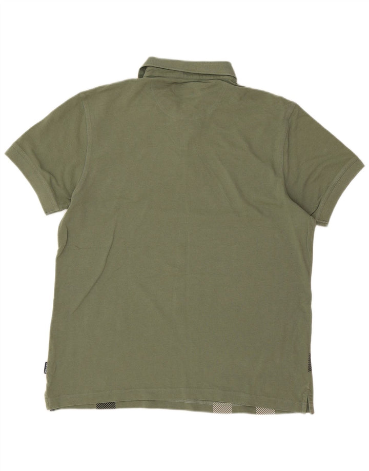 Polo Barbour Hombre A Cuadros Verdes Grandes