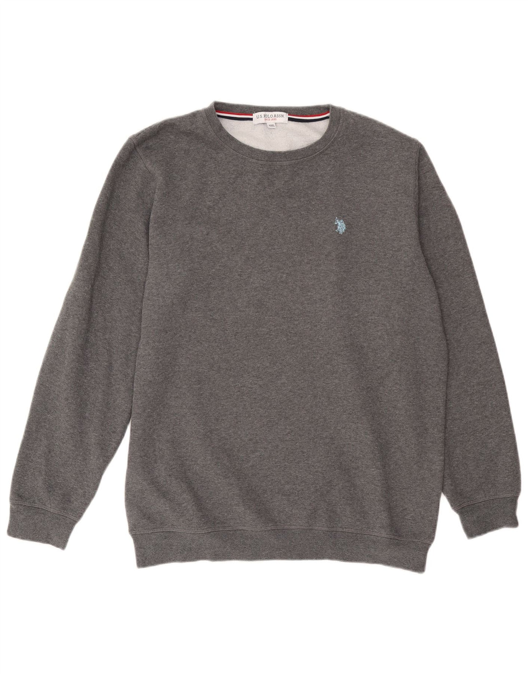 Asociación de Polo de EE. UU. Sudadera para hombre Jumper 2XL Algodón gris
