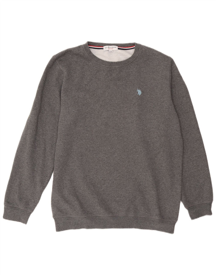 Asociación de Polo de EE. UU. Sudadera para hombre Jumper 2XL Algodón gris